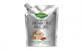 Wingreens Farms Schezwan Chilli Garlic Sauce  Pouch  450 grams